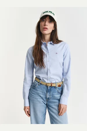 GANT Women Slim Fit Stretch Oxford Shirt (36)