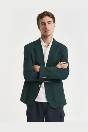 GANT Men Slim Fit Cotton Club Blazer (46)