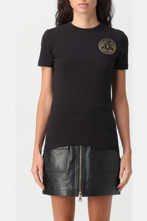 VERSACE Cotton t-shirt with logo