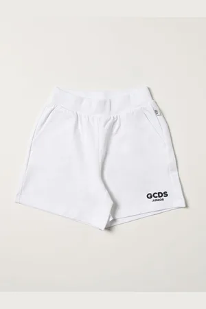 Gcds Kids hanging pockets short shorts - Blue