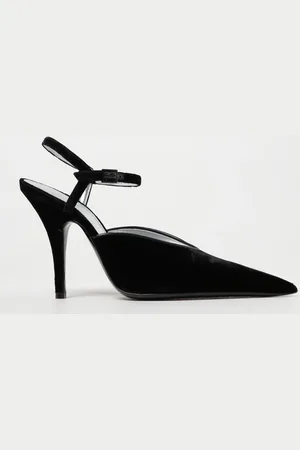 Serafini Velvet slingbacks