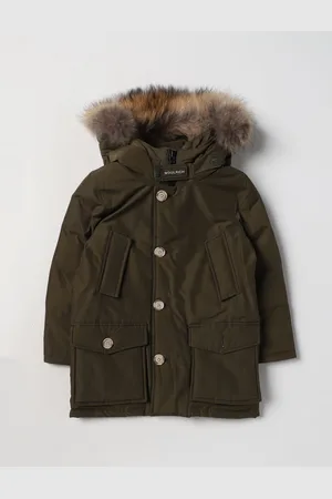 Woolrich Kids Expedition parka coat - Black