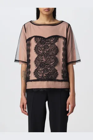 Twin-Set Blouse in tulle and lace