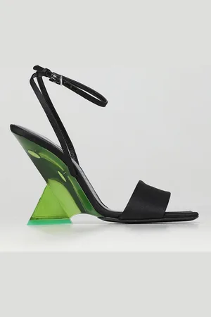 The Attico Cheope sandals in satin