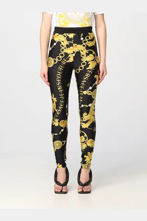 Versace Leggings - Gold/Patterned » Always Cheap Shipping