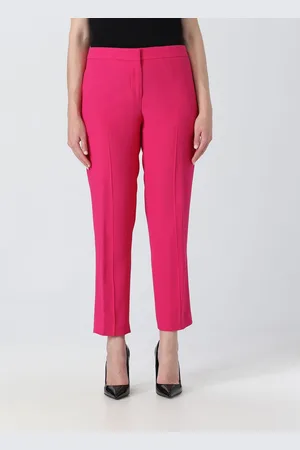 Alexander McQueen Pants in viscose and cotton crepe