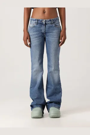 OFF-WHITE Jeans in washed denim