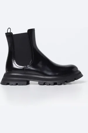 Alexander McQueen Ankle boots in brushed leather