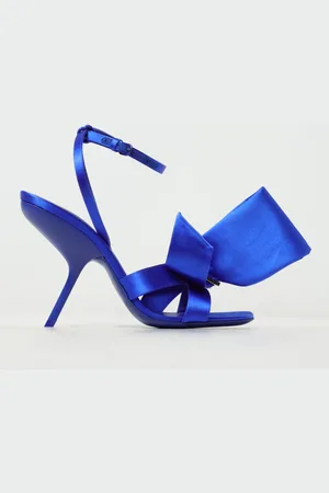 Salvatore Ferragamo Helena sandals in satin with bow
