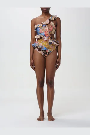 ZIMMERMANN Alight Belted Swimsuit - Farfetch