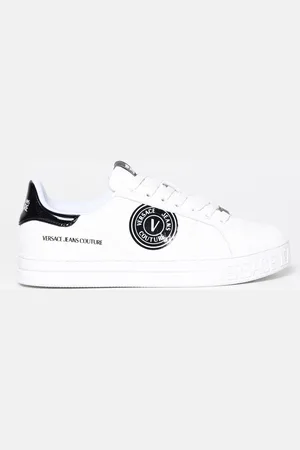 VERSACE Sneakers in grained leather