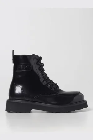 Kenzo Smile ankle boots in brushed leather