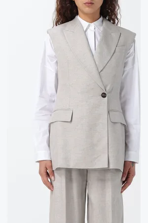 Brunello Cucinelli Waistcoat Woman color