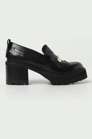 See by Chloé New Gaucho mocassins in leather with brogue pattern