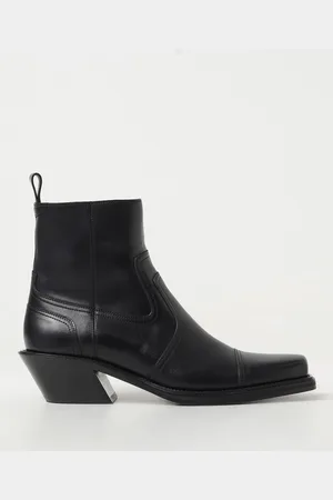 OFF-WHITE Paperclip Zip-up Ankle Boots Black