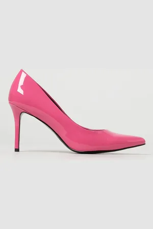 VERSACE Patent pumps with embossed logo