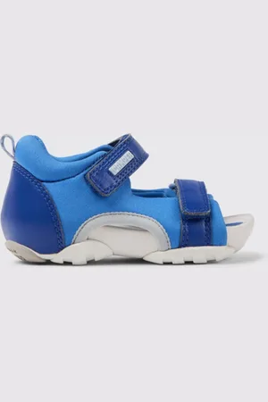 Camper Ous sandals in coffee yarn and fabric