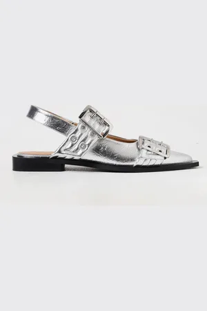 Ganni Ballet Flats Woman color