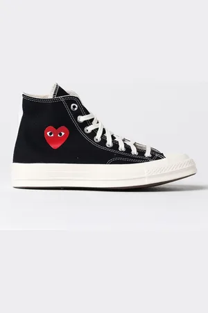 Black converse x cdg best sale