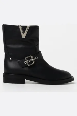 Via Roma Flat Ankle Boots Woman color