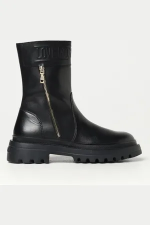 Moschino Flat Ankle Boots Woman color