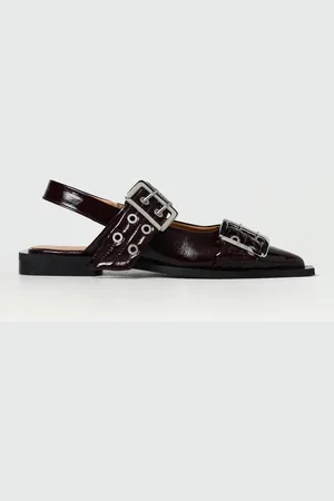 Ganni Ballet Flats Woman color