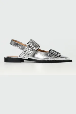 Ganni Ballet Flats Woman color