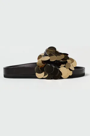 Paco rabanne Flat Sandals Woman color