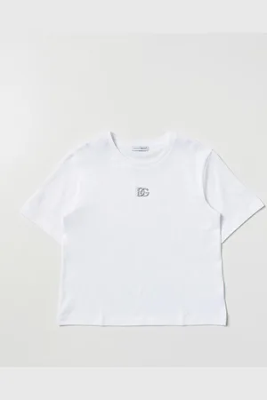 Dolce & Gabbana Cotton T-shirt with rhinestones