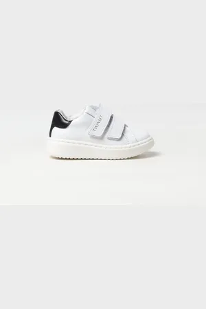 Twin-Set Leather sneakers with velcro