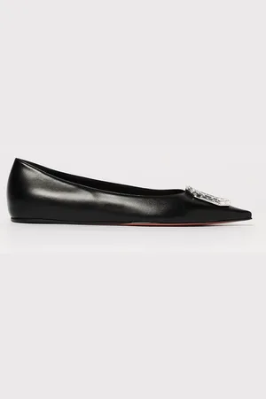 Amina Muaddi Ballet Flats Woman color