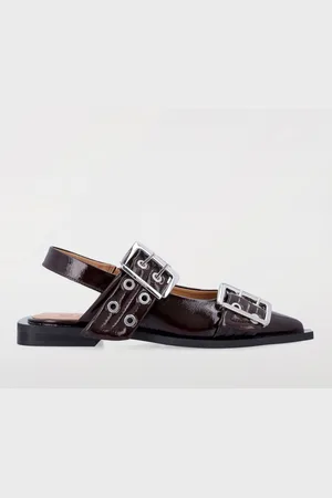 Ganni Ballet Flats Woman color