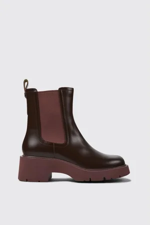 Camper Flat Ankle Boots Woman color