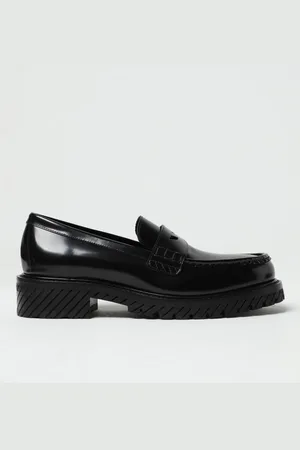OFF-WHITE Combat moccasins in brushed leather