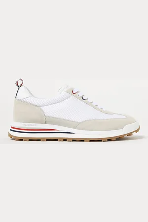 Thom Browne Sneakers in mesh and suede