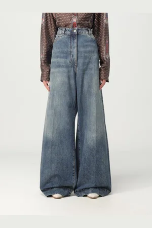Etro Jeans in denim with Pegasus embroidery