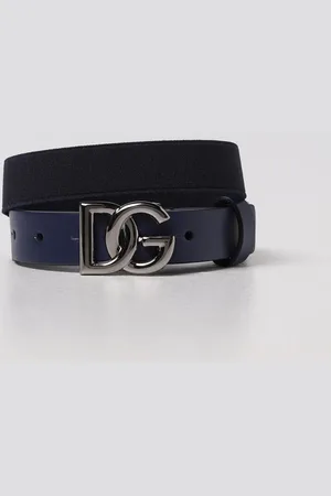 Dolce & Gabbana Leather belt with elasticated ribbon