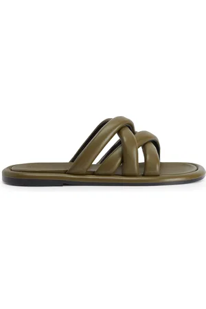 Giuseppe Zanotti Ignazio double-strap slide sandals - Brown