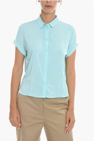 Samsøe Samsøe Solid Color MAJAN Shirt with Short Sleeve