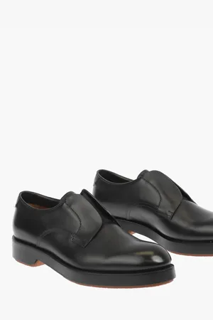 Ermenegildo Zegna COUTURE XXX Laceless Leather Derby Shoes