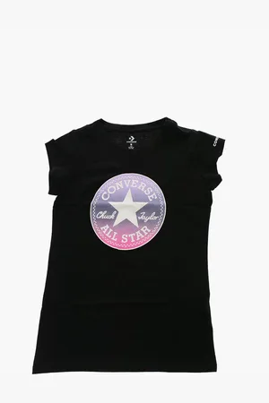 Converse ALL STAR CHUCK TAYLOR Front Printed Crew-neck T-Shirt