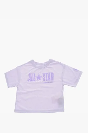 Converse ALL STAR CHUCK TAYLOR Logo Printed Crew-neck T-Shirt