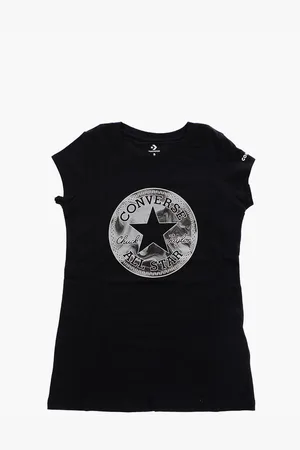 Converse ALL STAR CHUCK TAYLOR Logo-Printed Front Crew-Neck T-shirt