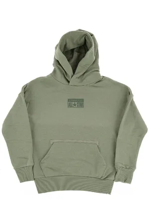 Converse ALL STAR Logo Embossed Solid Color Hoodie