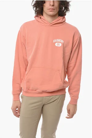 Harmony Logo Printed Brushed Cotton Hoodie