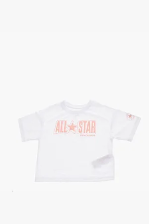 Converse ALL STAR CHUCK TAYLOR Crew-neck T-Shirt with Printed Contras