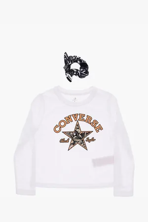Converse ALL STAR CHUCK TAYLOR Long Sleeve T-shirt and Scrunchie Set