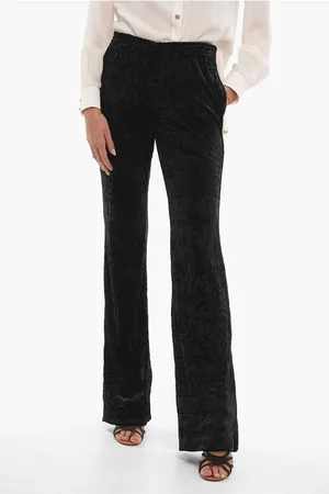 Saint Laurent Velvet Loose Fit Pants