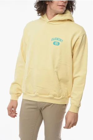 Harmony Logo Printed Brushed Cotton Hoodie