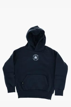 Converse ALL STAR CHUCK TAYLOR Solid Color Hoodie with Fleeced Inner